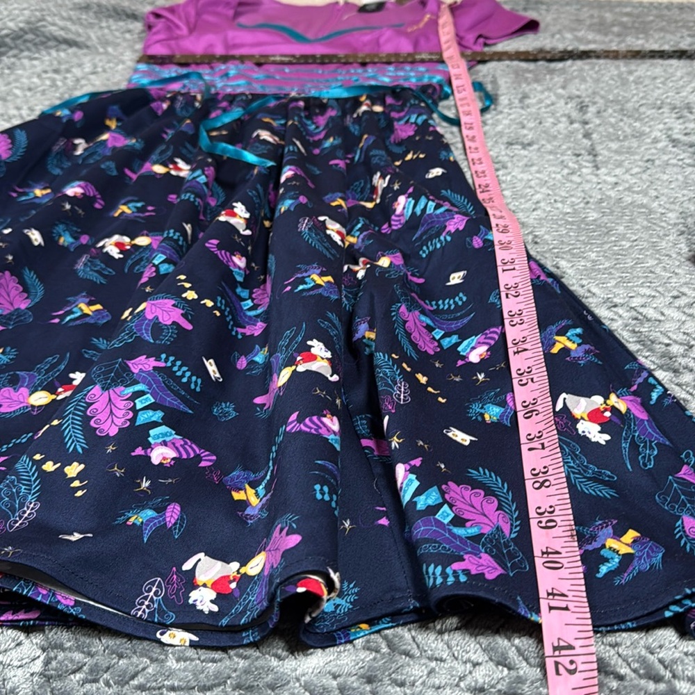 Purple and Blue Floral Dress - Picture 14 of 15